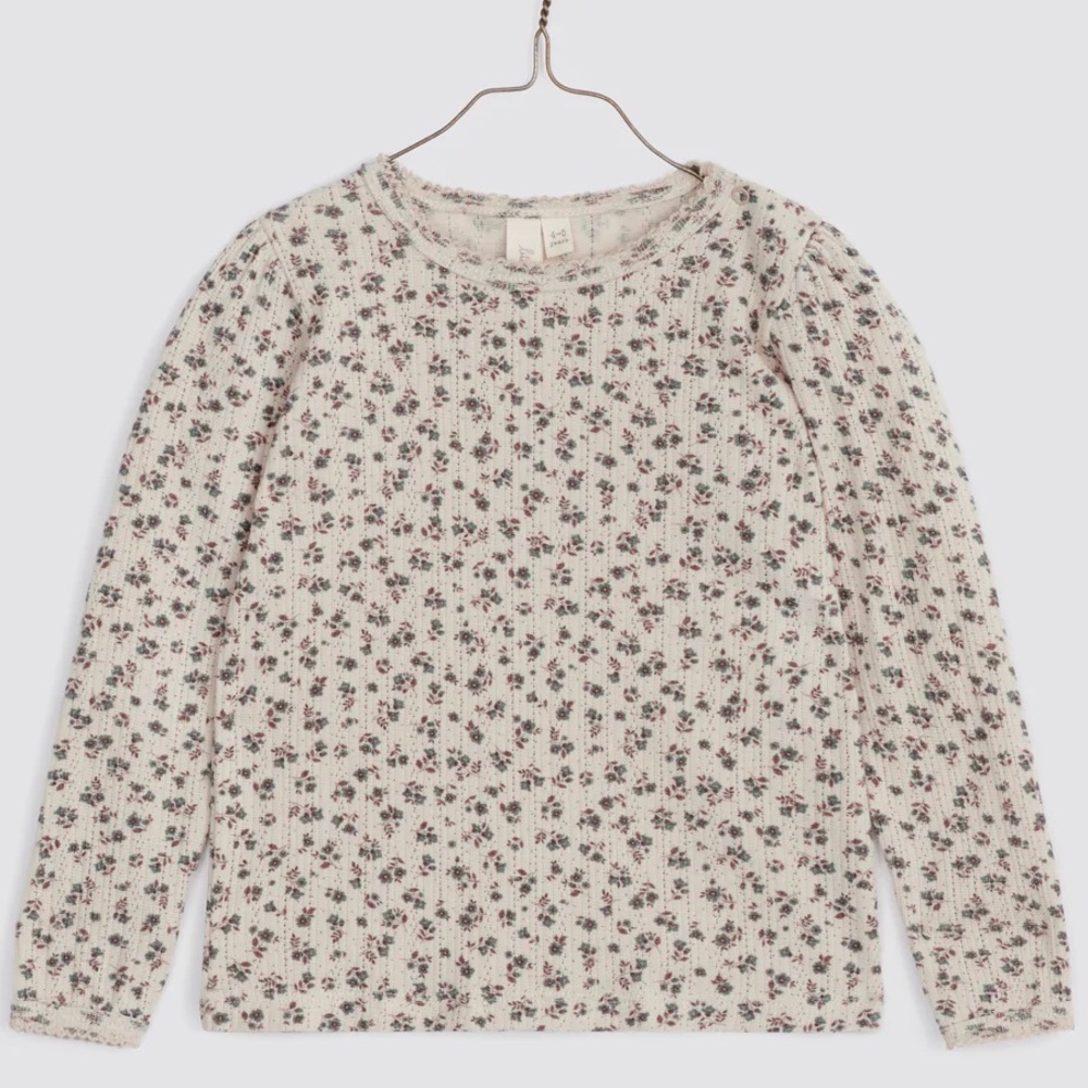Floral Long Sleeve Kids Tee